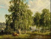 Ferdinand von Wright Summer landscape oil on canvas